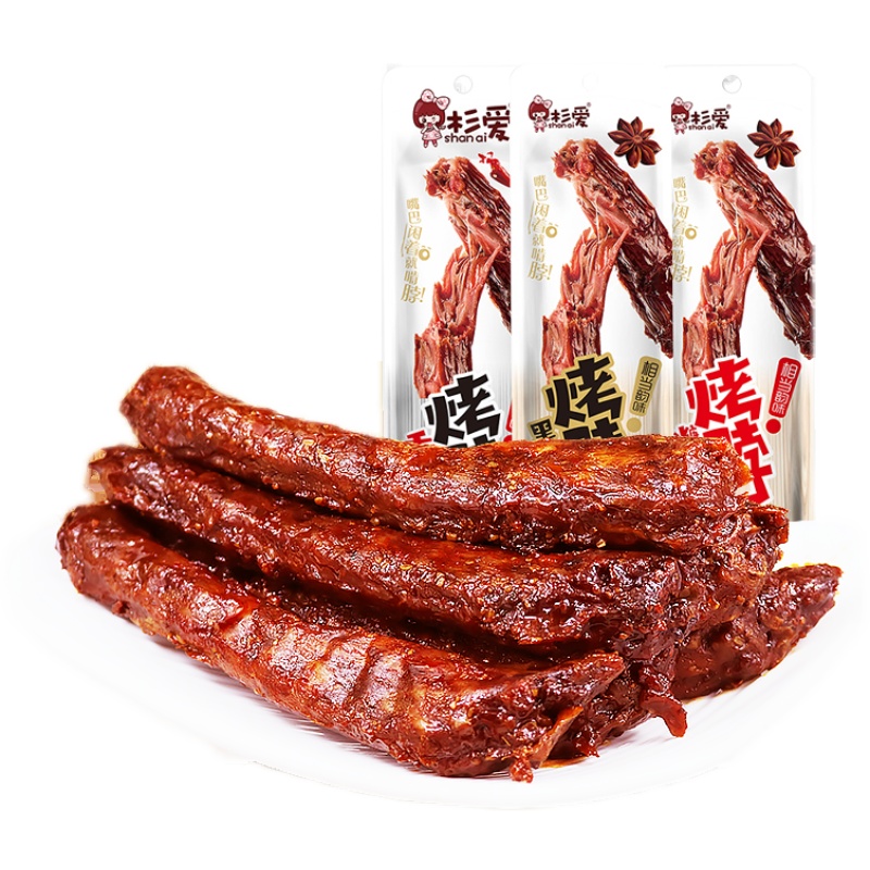 烤脖黑鸭味整根香辣鸡脖风干卤味非鸭脖手撕熟食肉零食品批发麻辣