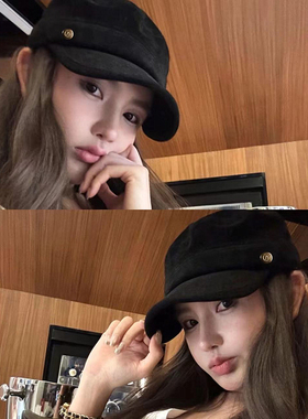 一顶报童帽子，拯救一张脸！2025新款秋冬显脸小黑色鸭舌贝雷帽女