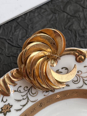 【任四月中古首饰】Henkel Grosse1958年份标胸针 Vintage中古