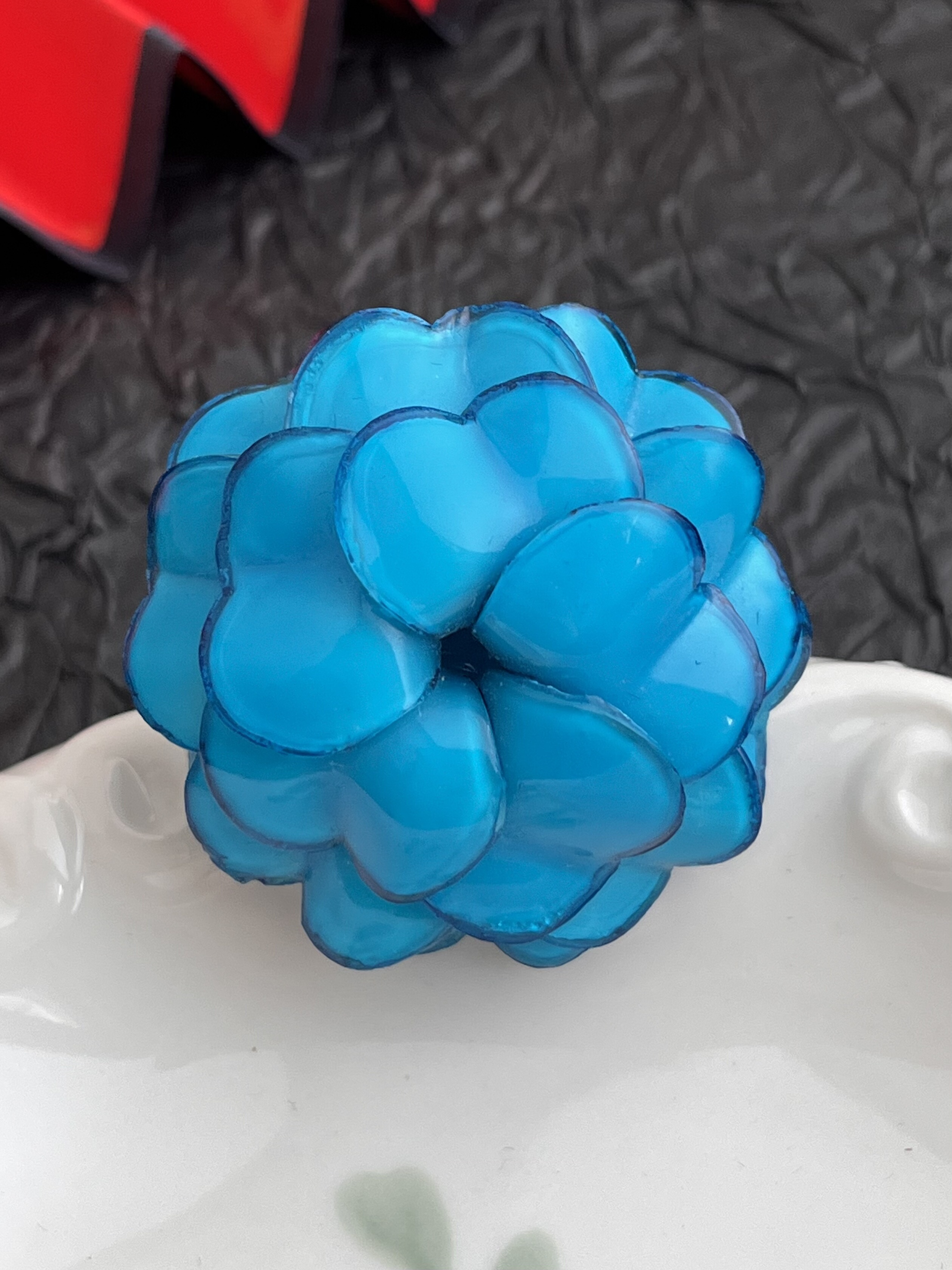 【任四月中古首饰】Cilea Paris山茶花胸针 Vintage中古首饰