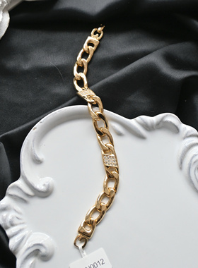 【任四月复古首饰】Henkel Grosse素金手链 Vintage中古首饰