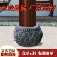 石墩子底座 柱墩石青石鼓墩柱顶石空心柱础石柱脚石垫基石雕圆墩