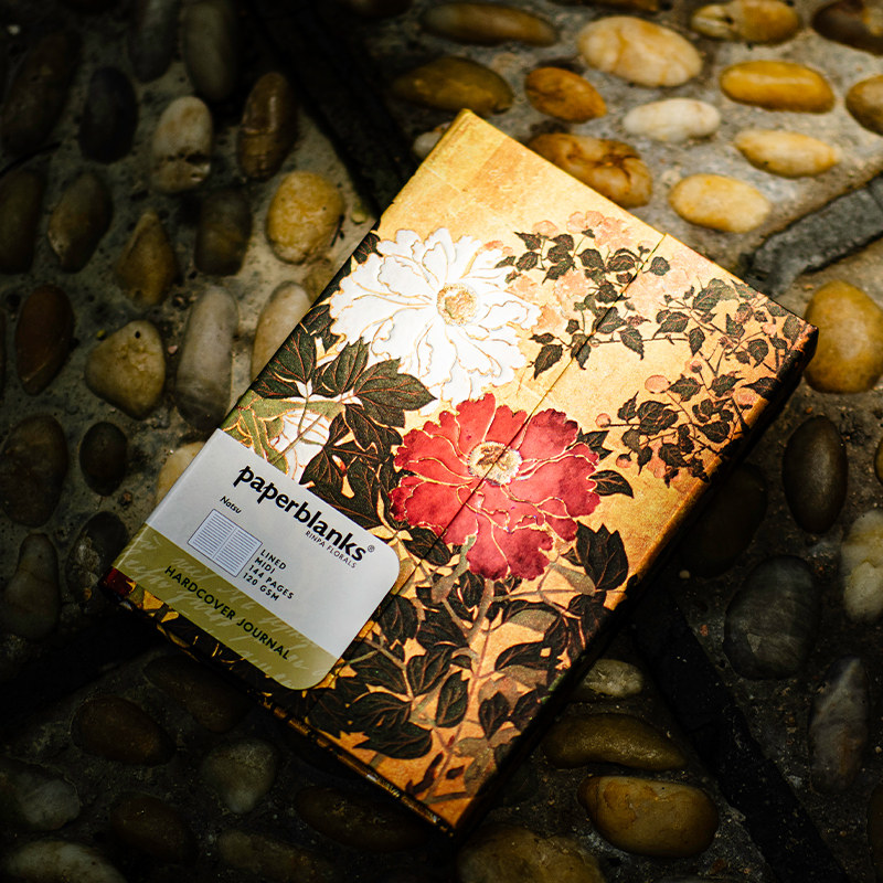 paperblanks佩兰克琳派花艺夏花笔记本子无酸纸日记本复古手账帐
