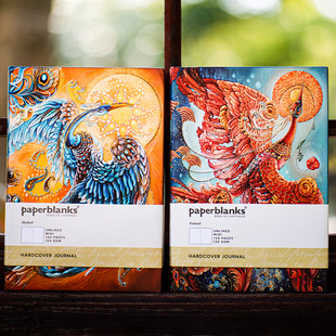 paperblanks笔记本幸福鸟火鸟天空之鸟记事本子旅行日记本手账帐复古文艺自然精致学生礼物软面硬封春节礼物