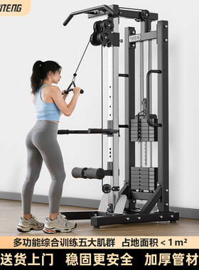 高位下拉单边小飞鸟龙门架综合训练多功能家用一体健身器材力量站