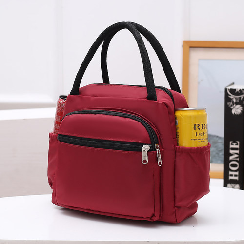 手提包高端小布包防水饭盒袋