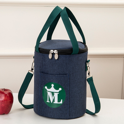 饭盒包圆形保温饭盒袋保温袋大号加厚铝箔手提便当包圆型保温桶袋