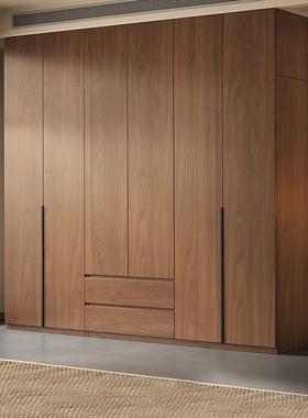 中古衣柜家用卧室实木一门到顶2026爆款热销抽屉储物柜子定制衣橱