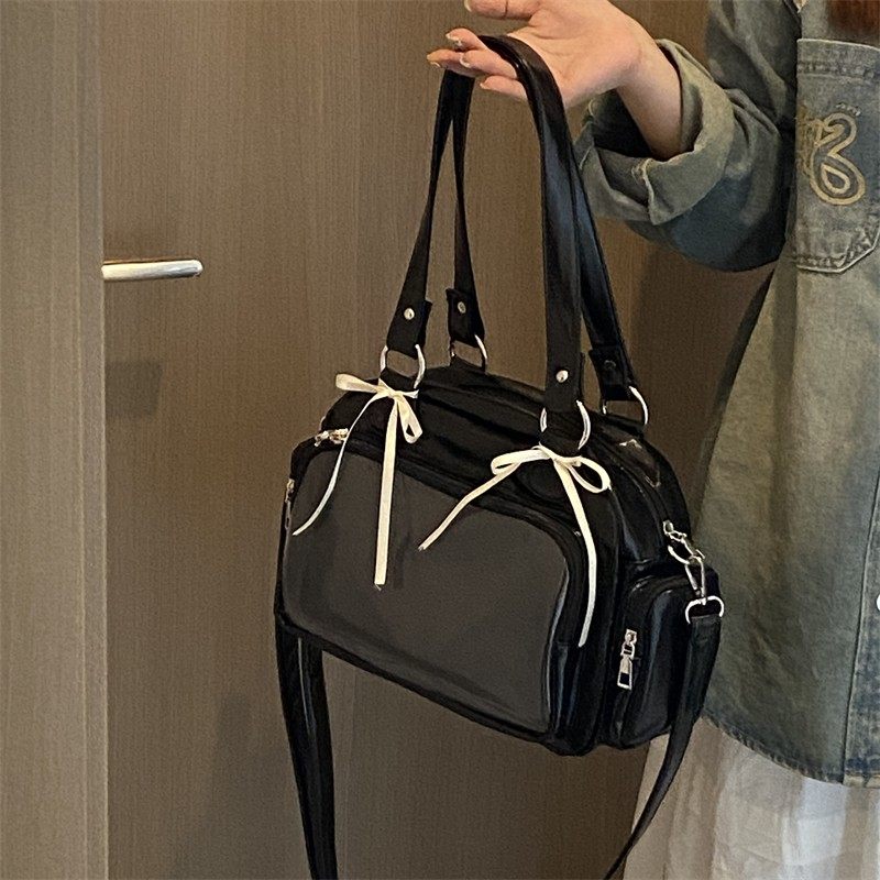 thumbnail for ZYZR two-dimensional cute Japanese pain bag uniform transparent commuter hand-carried one-shoulder large-capacity food crossbody bar
