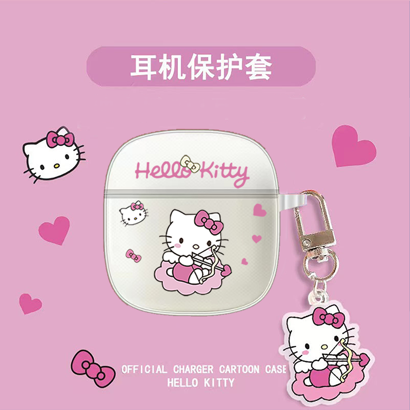 适用名创优品minisoK99耳机保护套卡通可爱k99防摔透明全包软壳潮