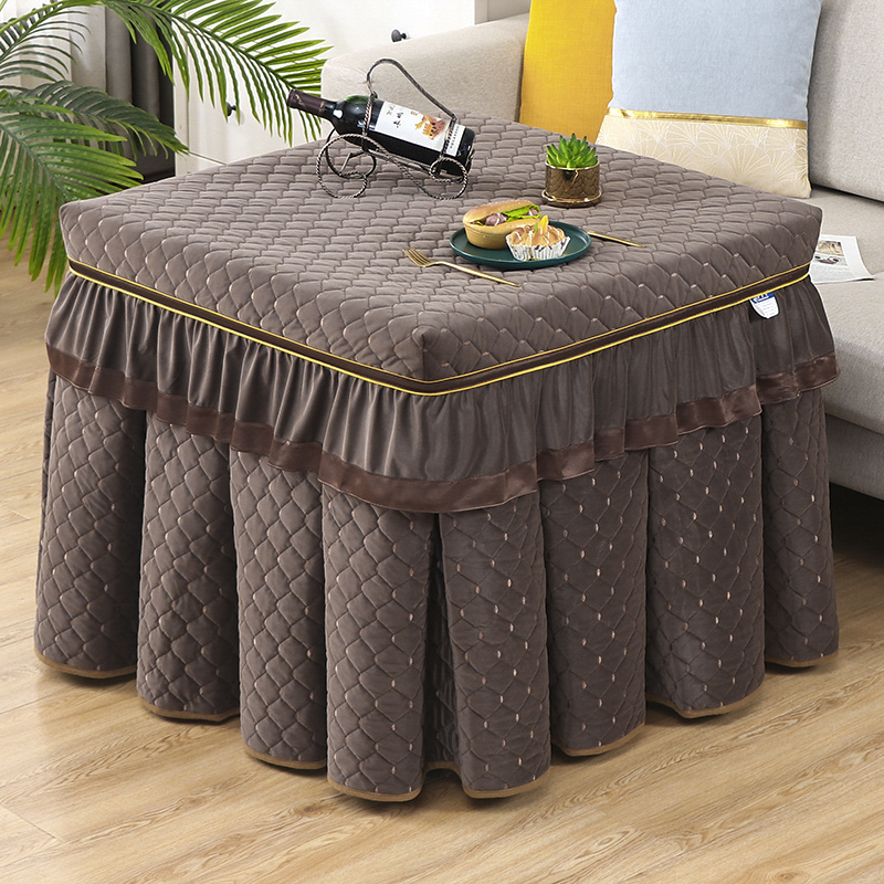 烤火套子罩套冬季加厚新款正方形烤火麻将机桌布电炉罩取暖桌罩