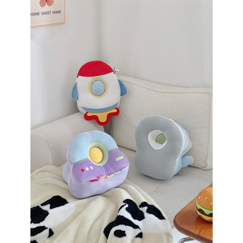 科幻系列毛绒午睡枕趴睡枕抱枕办公靠垫睡觉神器四季通用桌上枕头