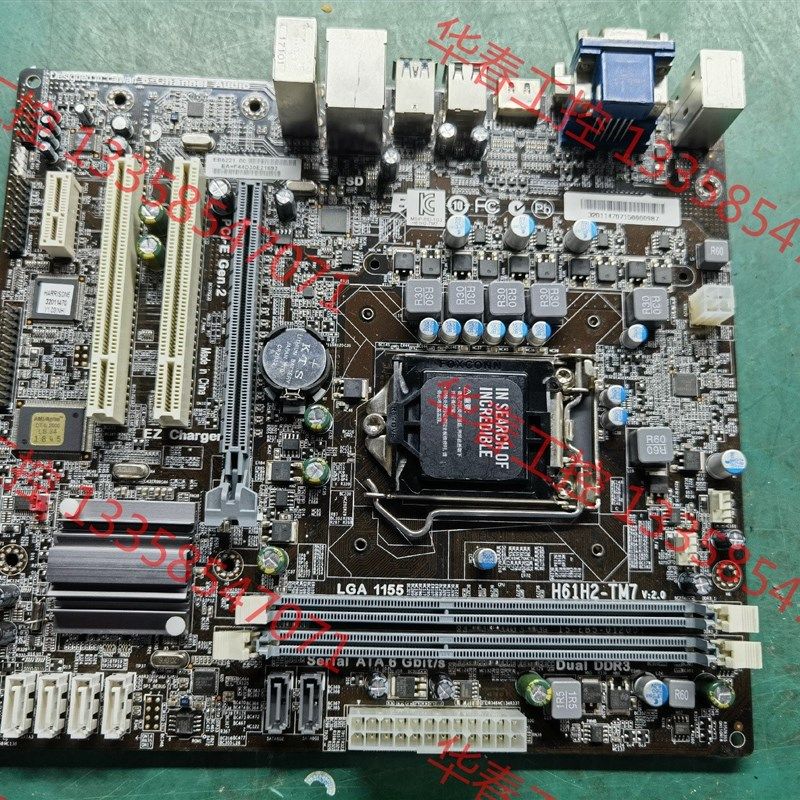 议价 韩国晓星金融G41M-E43 F H61H2-TM7工控机主板