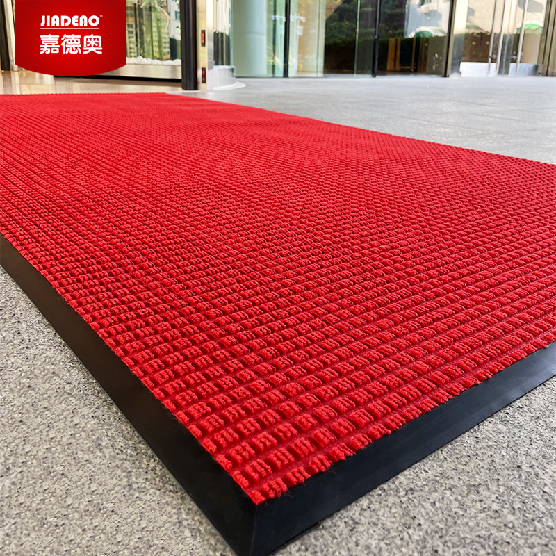 定制户外商用防滑地垫进门除尘刮泥防滑吸水脚垫门厅进门LOGO地垫