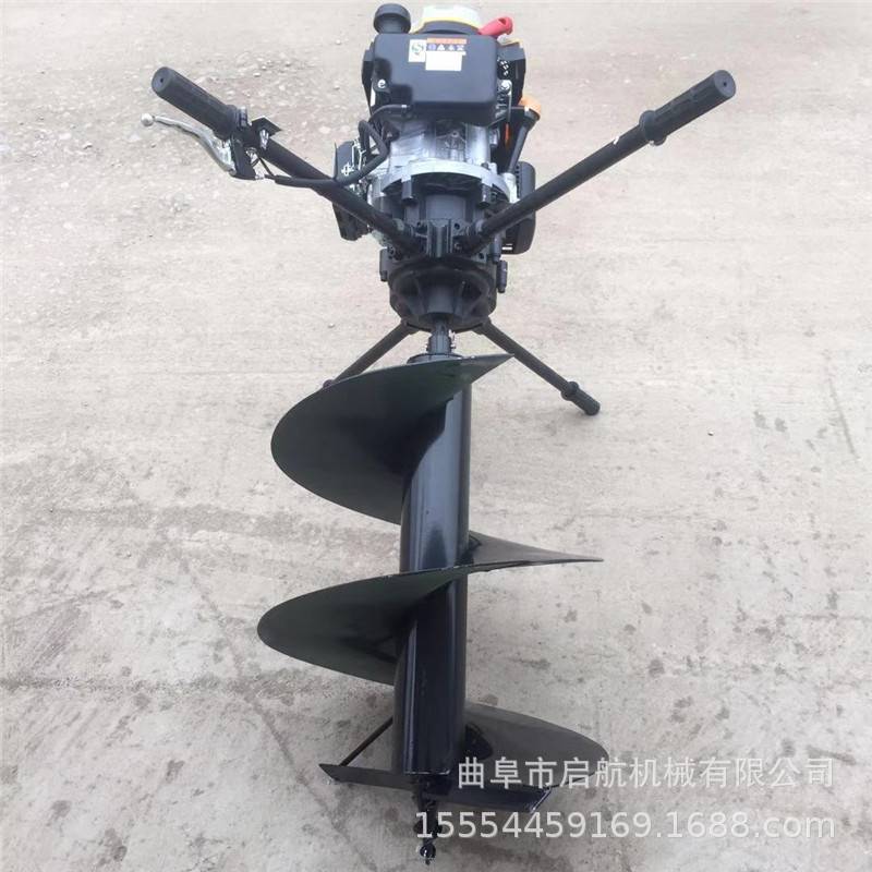 植树钻洞机 大马力汽油种植打桩机 电线杆子钻洞机