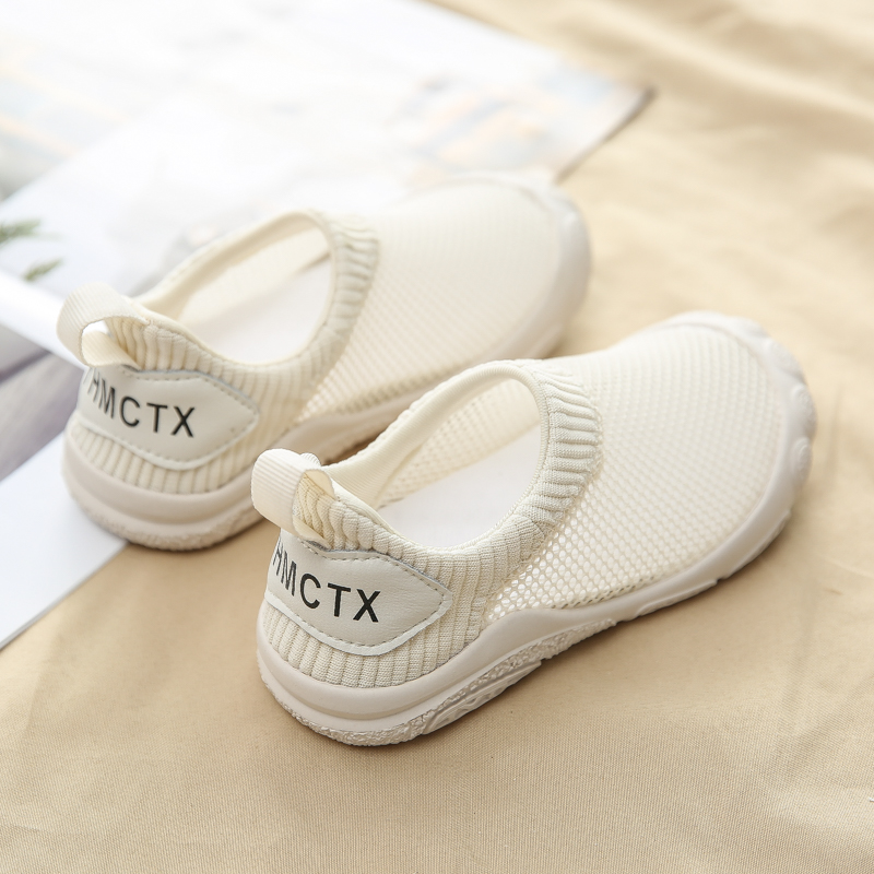 儿童板鞋20e22夏季网面女女童透气小白鞋浅口男男童镂空网鞋童鞋