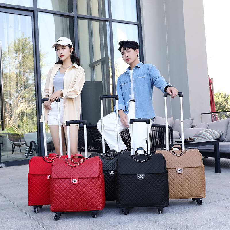 旅行箱女网红拉杆包万向轮18寸登机手提短途出差小行李箱男登机箱