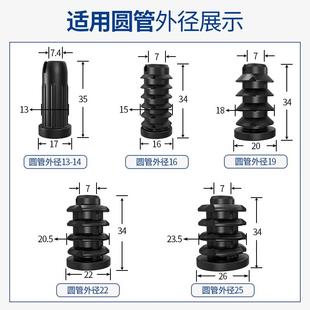 1.5寸2寸圆管插杆脚轮不锈钢管家具配件静音带轴承万向轮刹车轮