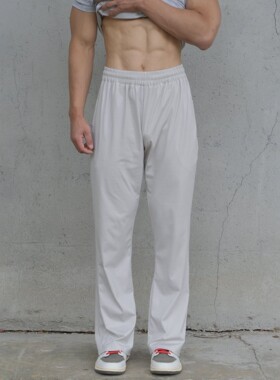 Vest Up高弹垂感弯刀裤弹力运动健身长裤宽松百搭高腰休闲裤男潮