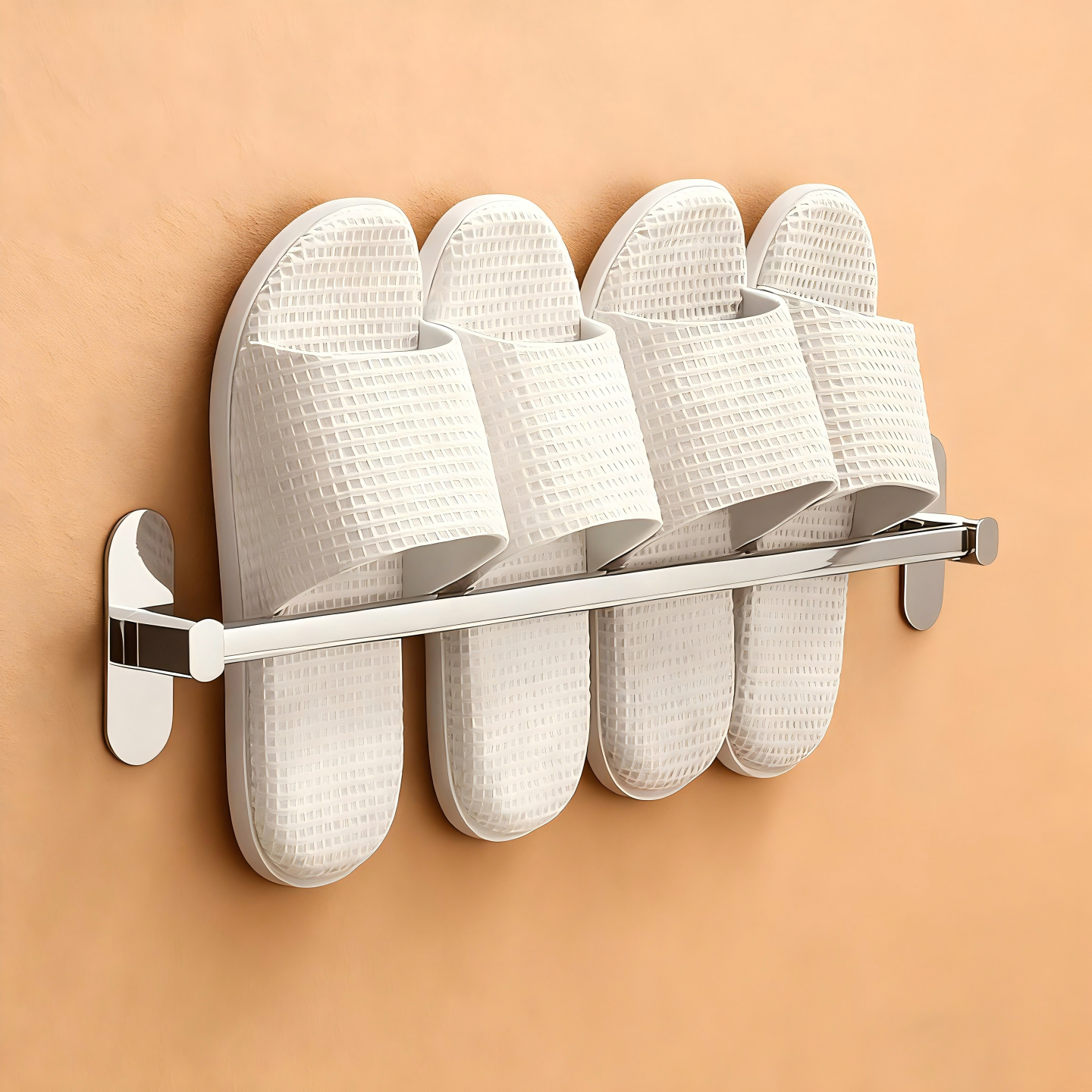 拖鞋架免打孔304不锈钢加厚耐用