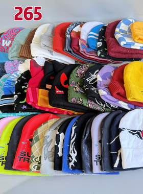 外贸出口美潮街头男女嘻哈说唱滑板rap百搭针织帽保暖冷帽滑雪帽