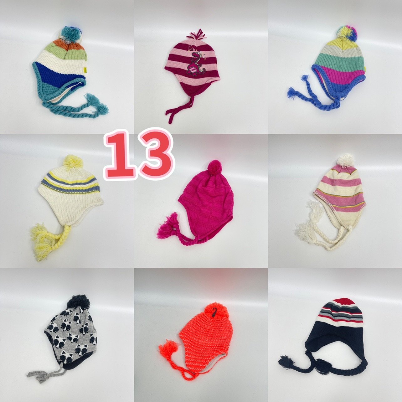 外贸出口美式秋冬季冷帽男女儿童加绒滑雪帽护耳帽保暖针织毛线帽