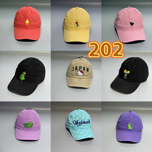 外贸出口美潮夏季 防晒棒球帽男运动休闲简约遮阳帽子纯棉鸭舌帽女