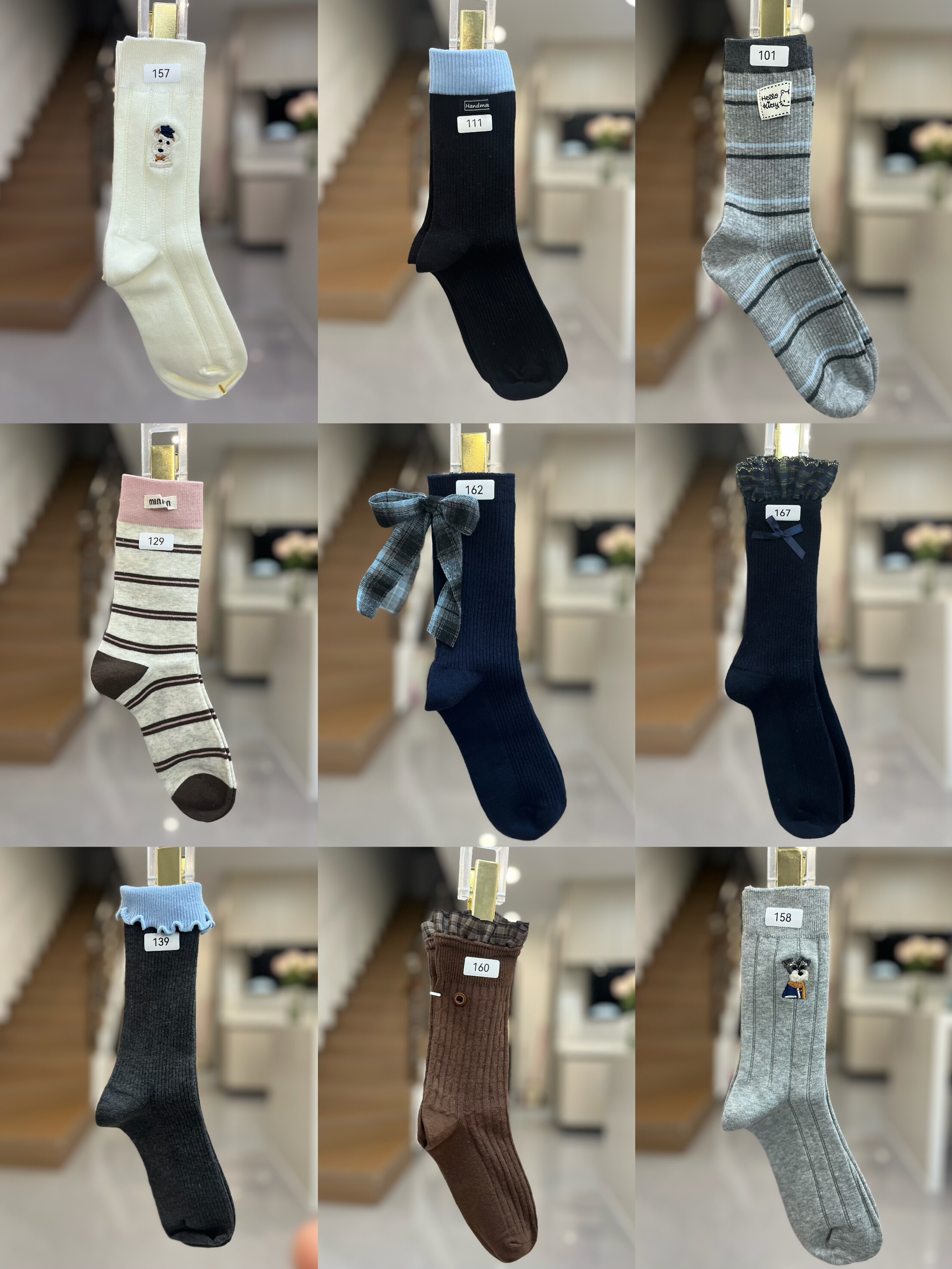 直播合集链接按编码拍101-139(加入购物车下单三双包邮!)