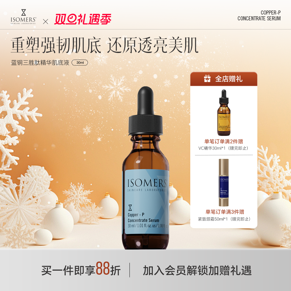 Isomers三胜肽修护蓝铜胜肽精华