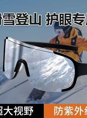 【勇闯哈尔滨】专业雪山雪地护目镜登山防紫外线运动骑行滑雪镜