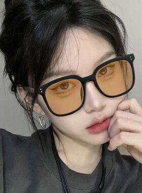 新款网红黑框素颜眼镜女韩版潮近视可配度数高颜值防蓝光平光镜男