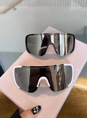 骑行专用墨镜男女护目镜一体片大框太阳眼镜防紫外线防风休闲滑雪