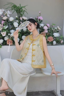 小衫 清仓处理新款 醋酸裙国风马甲