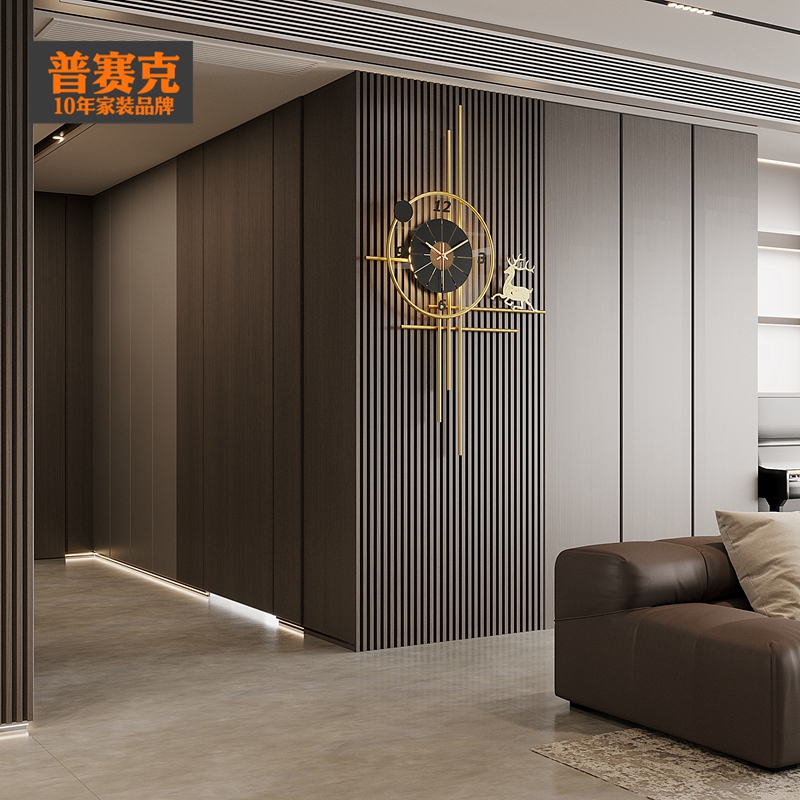 2024新款网红大气家用时尚餐厅A创意现代简约钟表挂钟客厅挂墙时