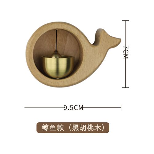 速发乐门式铜铃日式开门u进门提醒铃铛入N户风铃礼物门挂装饰融