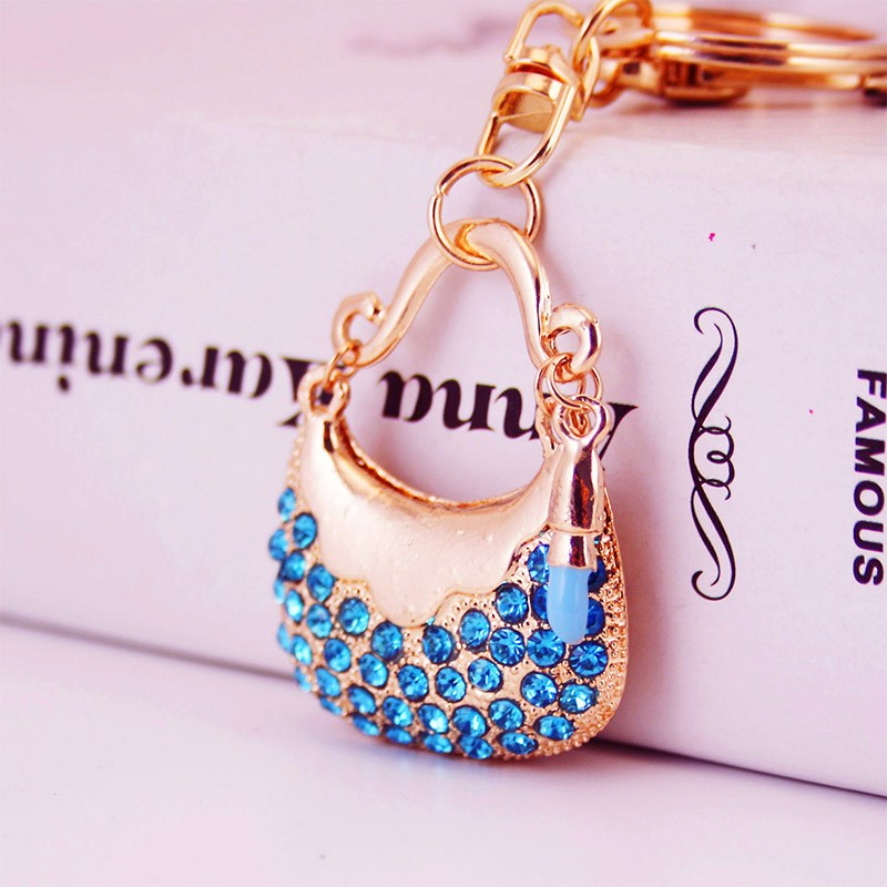 饰品合金手提包包汽车钥匙扣女包配饰钥匙链金属挂件小礼品1187