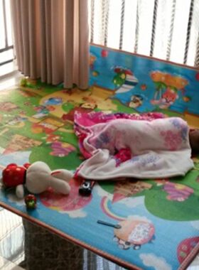 农村大炕上的垫子l加厚小孩爬行垫宝宝隔凉地垫婴儿防摔泡沫垫