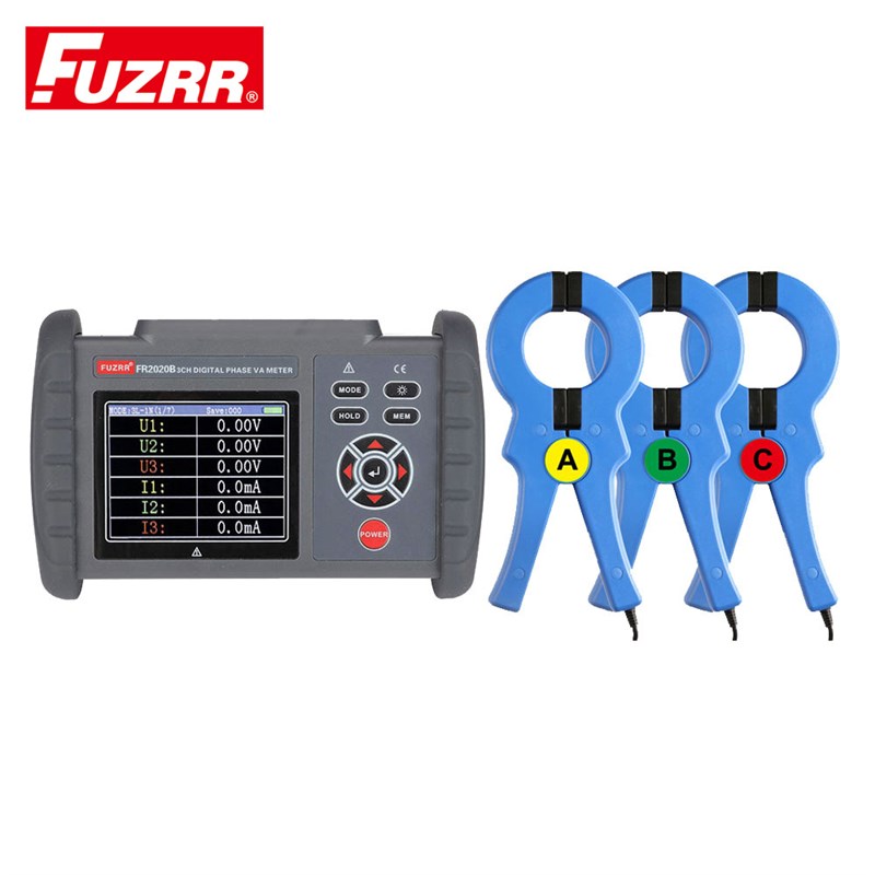 FR2020B大口径三相数字相位伏安表/三相功率因数测试仪