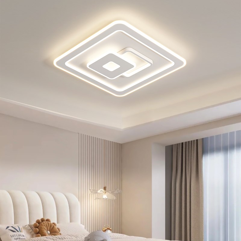 Led吸顶灯2025年新款大气现代简约客厅大灯主卧室吊灯具大全方形