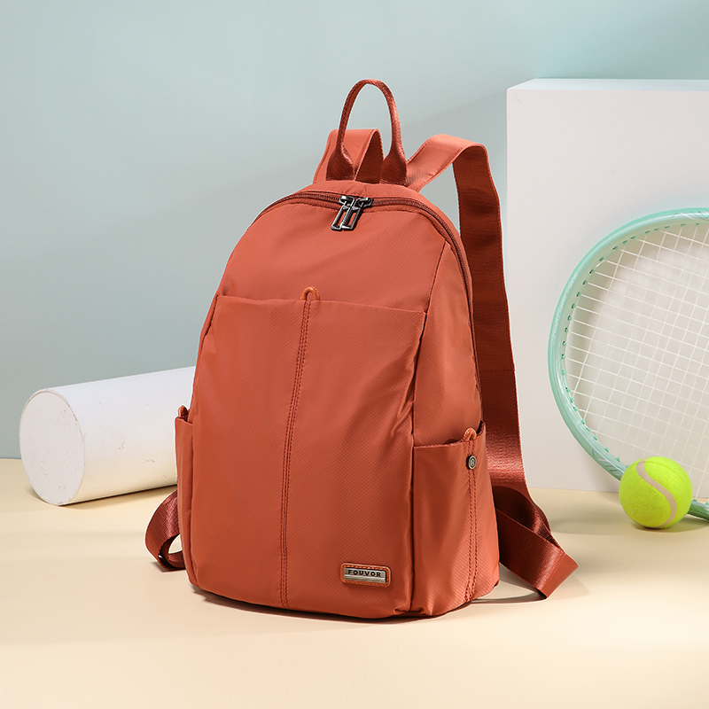 轻便双肩包女户外休闲牛津布揹包短途旅行包大容量防水登山行李包