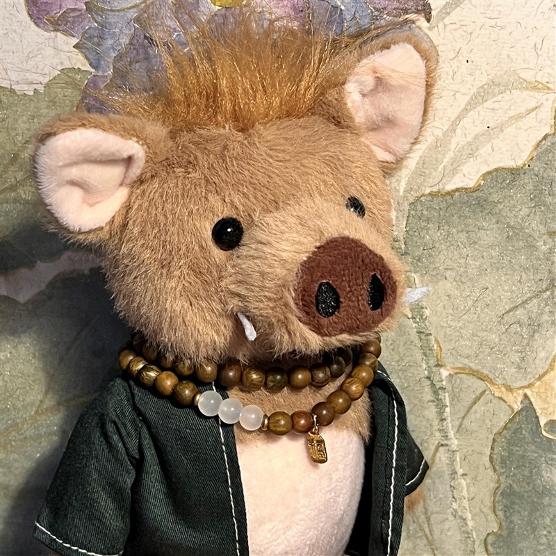 黑神话八b戒毛绒挂件玩具动漫手办雕像模型摆件二师兄钥匙扣