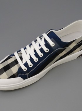 2025春季新款布鞋男鞋圆头平底潮款休闲时尚格子透气板鞋百搭舒适