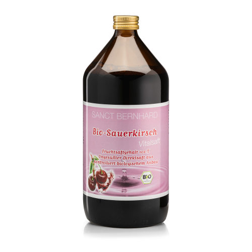 现货 德国SANCT酸樱桃果汁1L