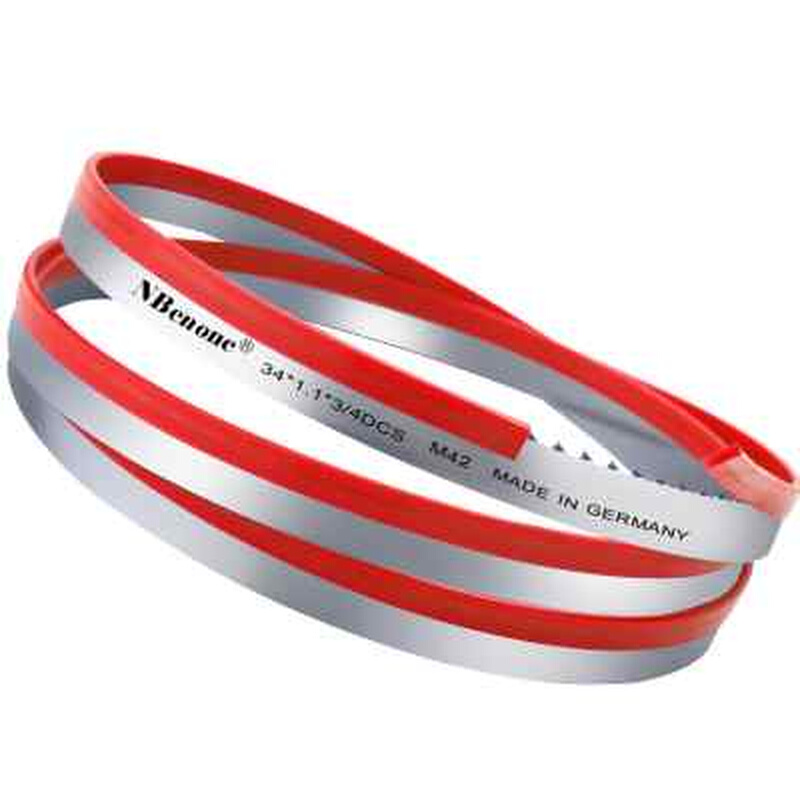 极速2023进口双金属机用3505带锯条高速网锋钢数控细齿V锯片4115