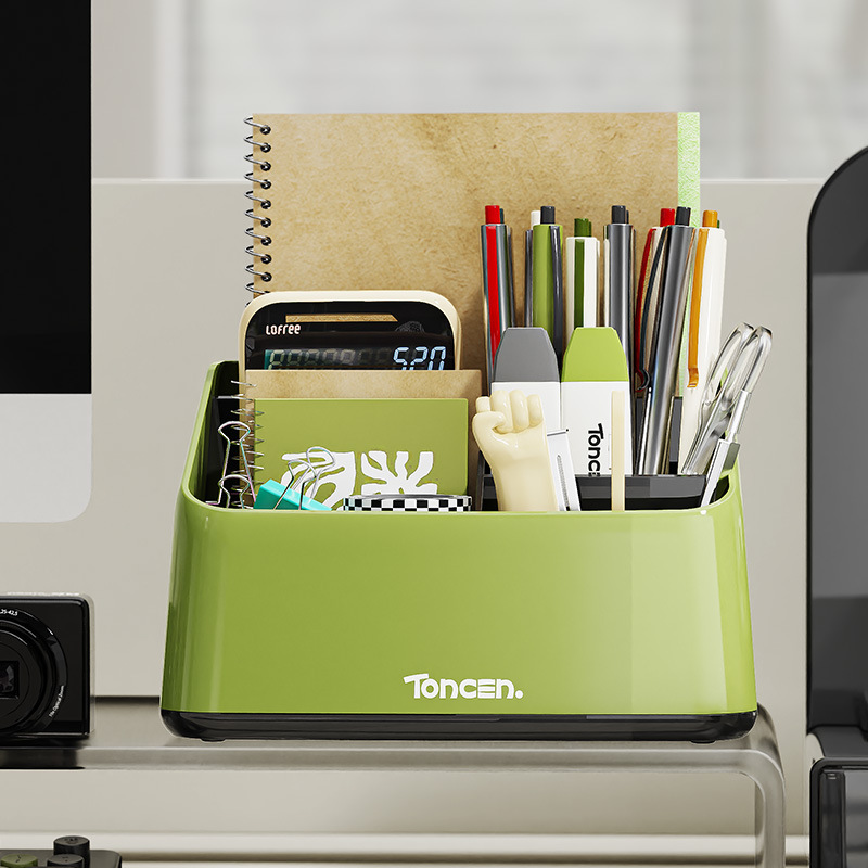 桌面收纳盒抽屉式化妆品书桌上文具办公室客厅卧室整理盒置物架多功能办公用品学生文具整理盒桌面收纳置物架