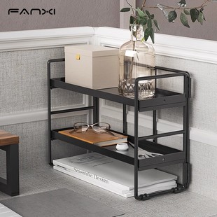 杯架杯子收纳架桌面置物架水杯架子双层茶水间餐桌茶杯茶具放置架