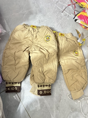 儿童加绒棉裤男童女童加绒裤子加厚冬季保暖休闲长裤外穿2岁90码