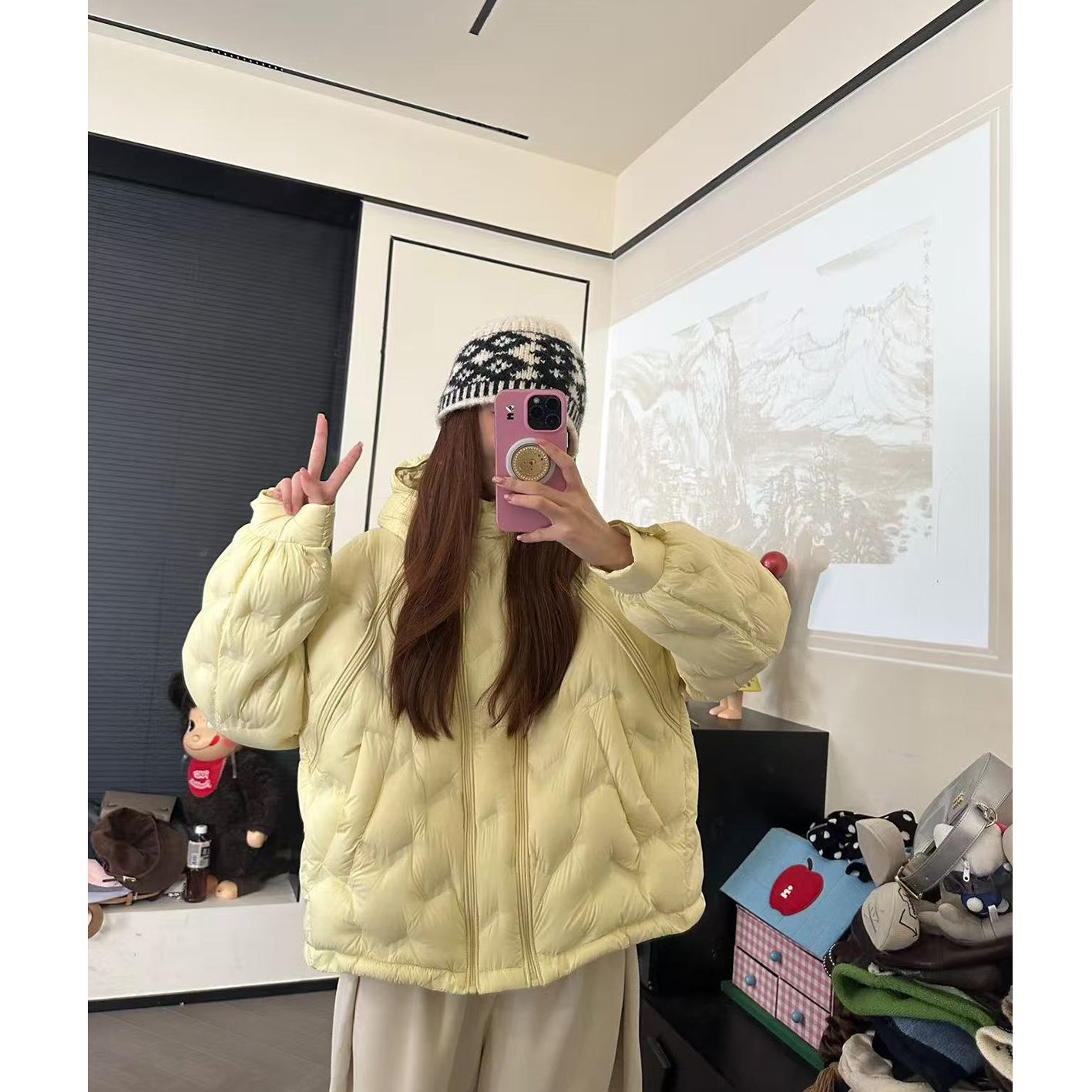 CHACHA【冬日暖阳】休闲时尚百搭90白鸭绒羽绒服