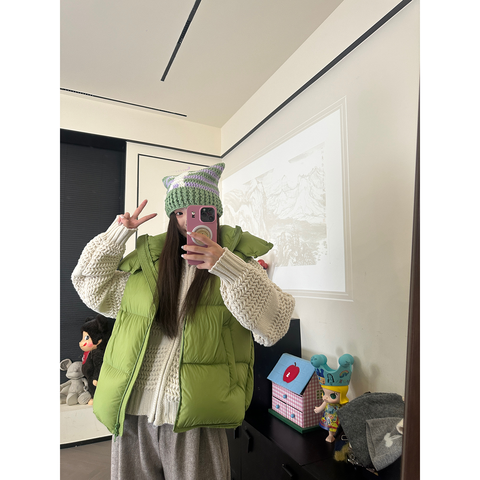 CHACHA【温暖壁炉】休闲时尚百搭95白鸭绒羽绒服