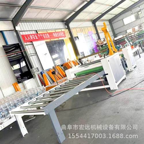 碳晶板贴膜机 热熔胶膜平贴生产线 家装行业竹木纤维板覆膜机